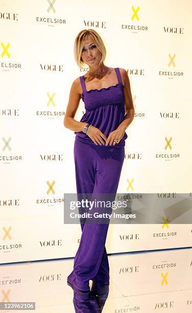 Francesca Senette attends the opening cocktail party of Excelsior Milano on September 6, 2011 in Milan, Italy.