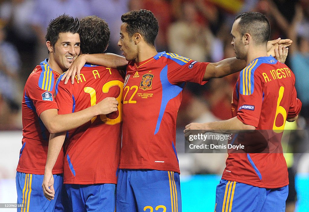 Spain v Liechtenstein - EURO 2012 Qualifier