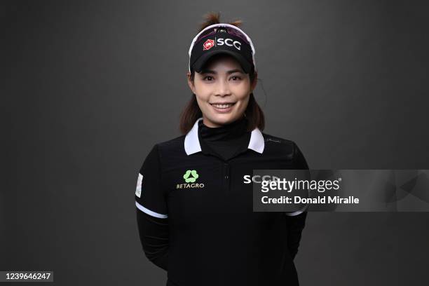 Moriya Jutanugarn of Thailand poses for a portrait during the LPGA Photo Shoot leading up to the JTBC Classic presented by Barbasol at Aviara Golf...