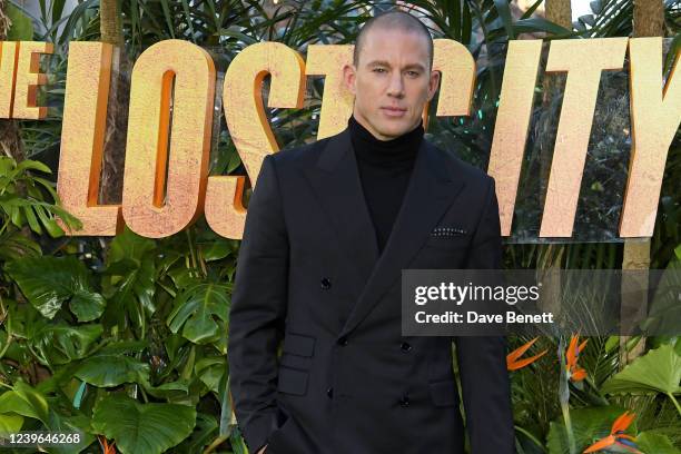 Channing Tatum attends the UK Special Screening of "The Lost City" at Cineworld Leicester Square on March 31, 2022 in London, England.