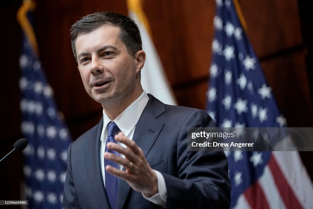 Secretary Buttigieg Makes Announcement On Fuel Economy Standards