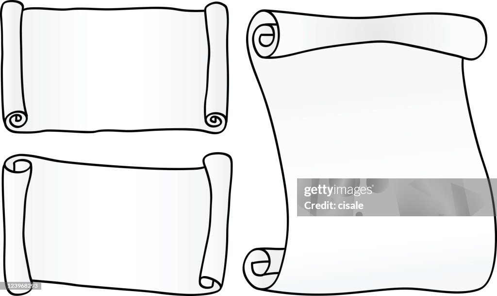 Old Paper Cartoon Illustration Design Element High-Res Vector Graphic ...