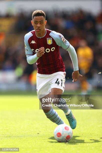 Jacob Ramsey of Villa during the Premier League match between Wolverhampton Wanderers and Aston Villa at Molineux on April 2, 2022 in Wolverhampton,...