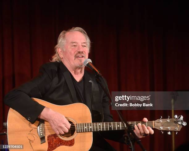 Tom Wopat performs at The Rrazz Room on April 2, 2022 in New Hope City.