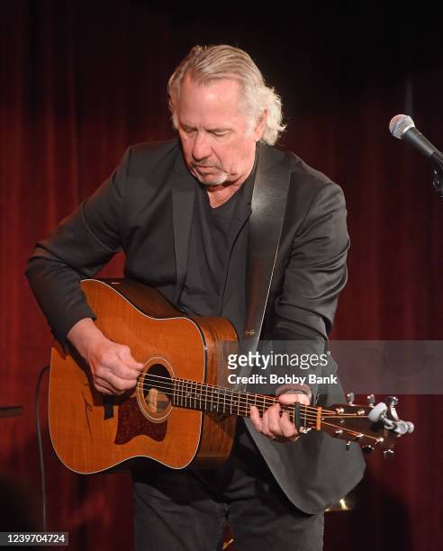 Tom Wopat performs at The Rrazz Room on April 2, 2022 in New Hope City.