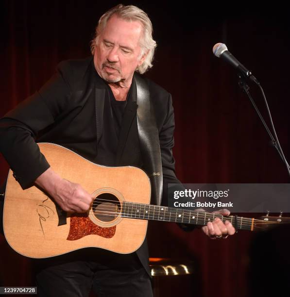 Tom Wopat performs at The Rrazz Room on April 2, 2022 in New Hope City.