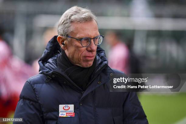 Peter Stoeger of Austria during the Admiral Bundesliga match between FC Red Bull Salzburg and Rapid Wien at Red Bull Arena on April 3, 2022 in...