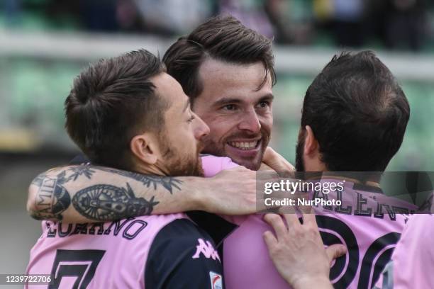 Matteo Luigi Brunori during the Serie C match between Palermo FC and Picerno, at Renzo Barbera Stadium. Italy, Sicily, Palermo,