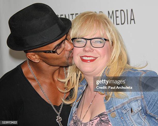Actors Shemar Moore and Kirsten Vangsness arrive at the PaleyFest fall TV preview party for CBS at The Paley Center for Media on September 6, 2011 in...