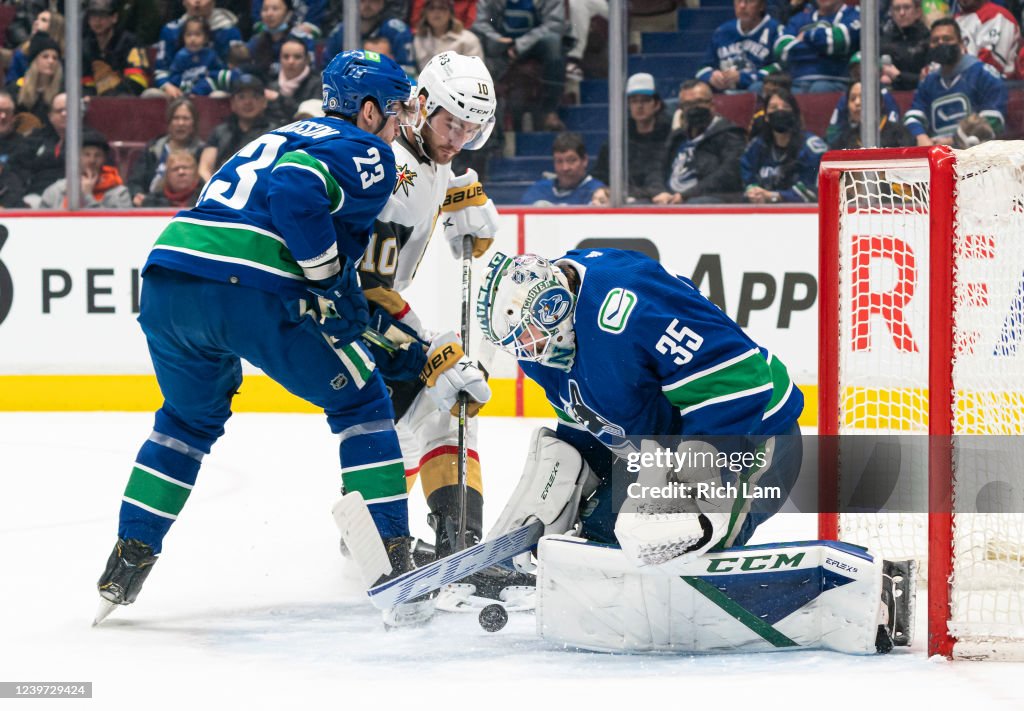 Vegas Golden Knights v Vancouver Canucks