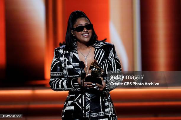 Accepts the award for BEST R&B ALBUM at THE 64TH ANNUAL GRAMMY AWARDS, broadcasting live Sunday, April 3 on the CBS Television Network, and available...