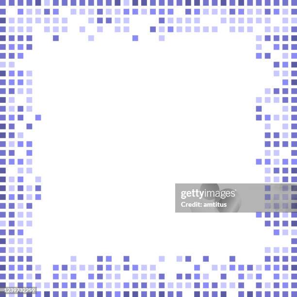 pixel frames - creative space stock illustrations