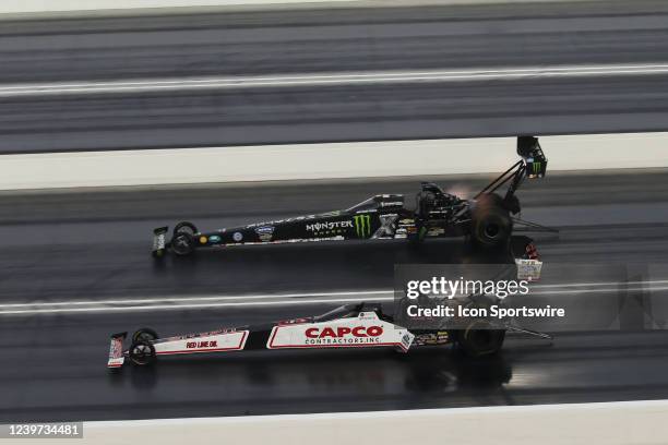 Brittany Force Monster Energy NHRA Top Fuel Dragster wins the NHRA Four-Wide Nationals against Steve Torrence Capco Racing/Torrence Motorsports NHRA...