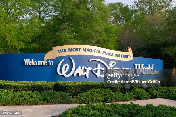 General views of the Walt Disney World Resort, celebrating its 50th anniversary on April 03, 2022 in Orlando, Florida.