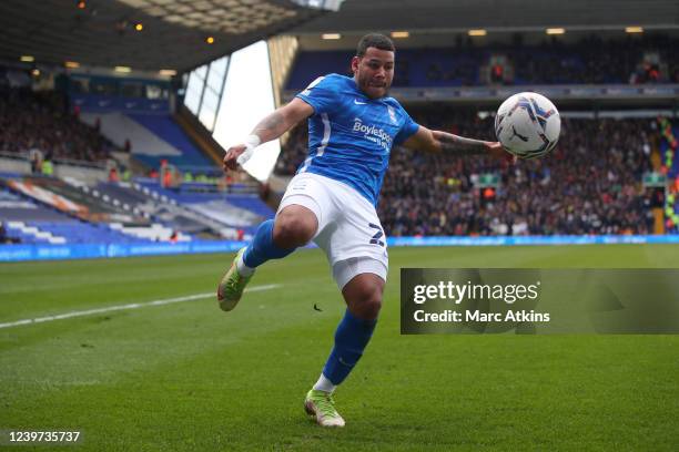 Onel Hernandez of Birmingham City during the Sky Bet Championship match between Birmingham City and West Bromwich Albion at St Andrew's Trillion...