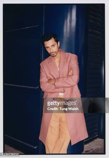 Actor Riz Ahemd is photographed for GQ magazine on April 25, 2021 in London, England.