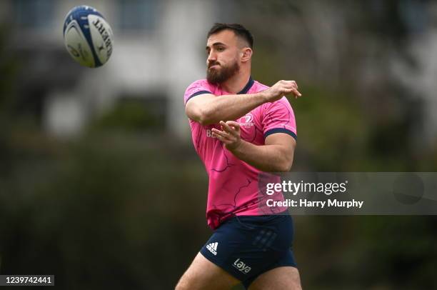 Dublin , Ireland - 4 April 2022; Rónan Kelleher during Leinster Rugby squad training session at UCD in Dublin.