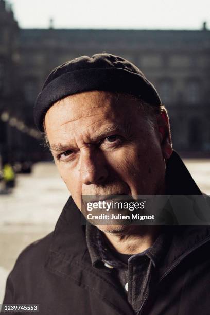 Author Enki Bilal poses for a portrait on April 1, 2019 in Paris, France.