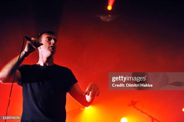 Ian Kenny of Karnivool performs on stage at Lowlands Festival on August 21, 2011 in Biddinghuizen, Netherlands.