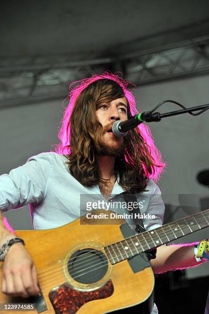 Jesse Tabish of Other Lives performs on stage at Lowlands Festival on August 21, 2011 in Biddinghuizen, Netherlands.