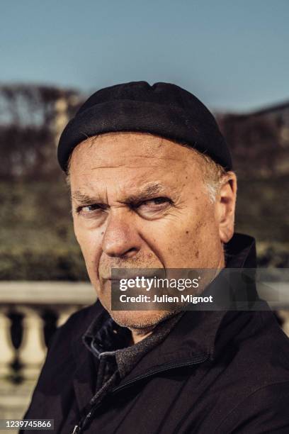 Author Enki Bilal poses for a portrait on April 1, 2019 in Paris, France.