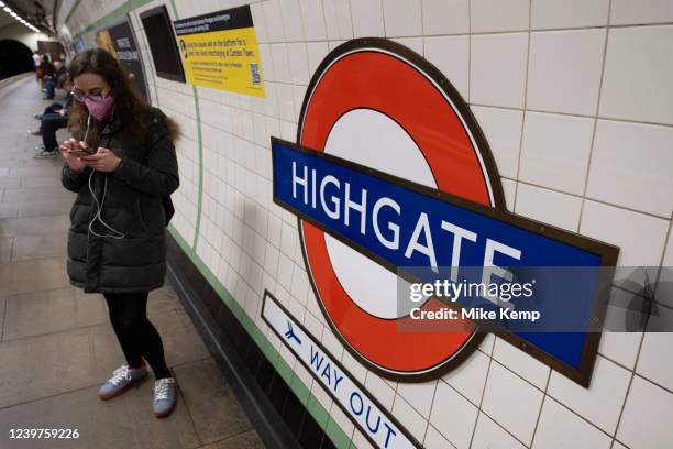 Highgate Tube Station In London, News Photo