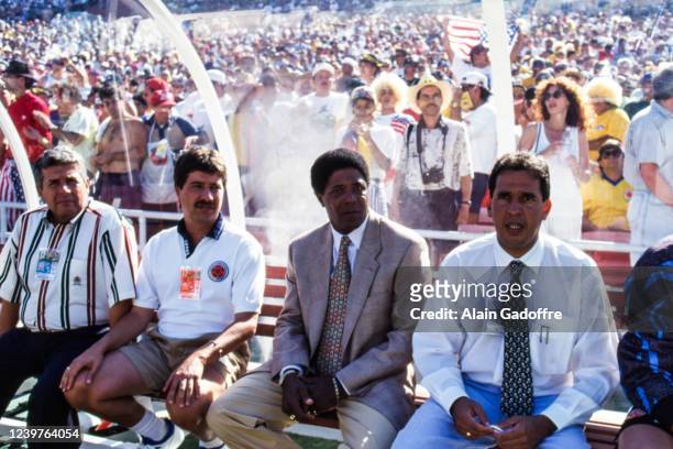 Francisco MATURANA head coach of Colombia during the FIFA World Cup, Group A match between United States and Colombia, at Rose Bowl, Pasadena, Los...