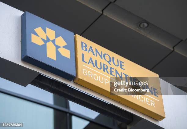 Laurentian Bank branch in Montreal, Quebec, Canada, on Tuesday, April 5, 2022. Laurentian Bank and Mackenzie Investments are offering four new...