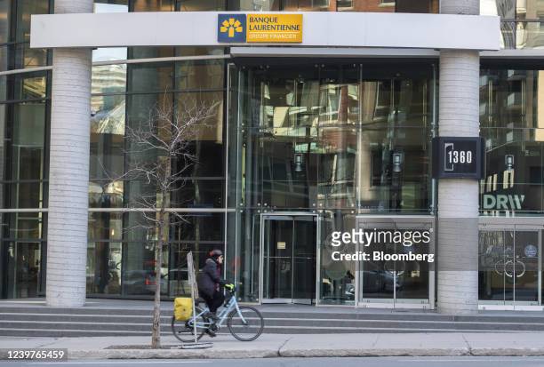 Laurentian Bank headquarters in Montreal, Quebec, Canada, on Tuesday, April 5, 2022. Laurentian Bank and Mackenzie Investments are offering four new...