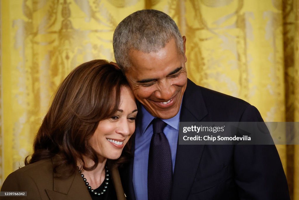 Former President Obama Joins President Biden At White House To Mark Passage Of The Affordable Care Act