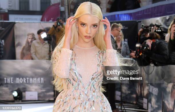 Anya Taylor-Joy attends a special screening of "The Northman" at Odeon Luxe Leicester Square on April 5, 2022 in London, England.