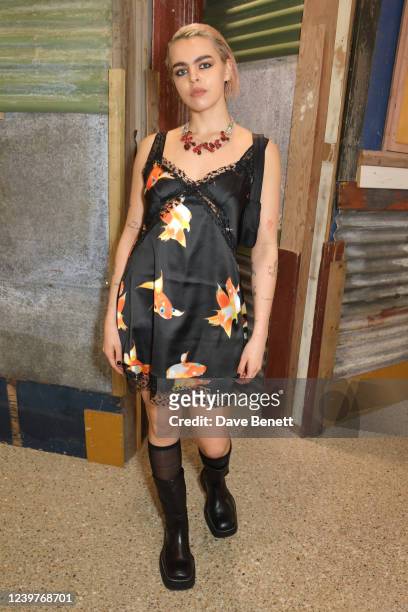 Bee Beardsworth attends the launch of new collection 'Heaven By Marc Jacobs' at Dover Street Market on April 5, 2022 in London, England.