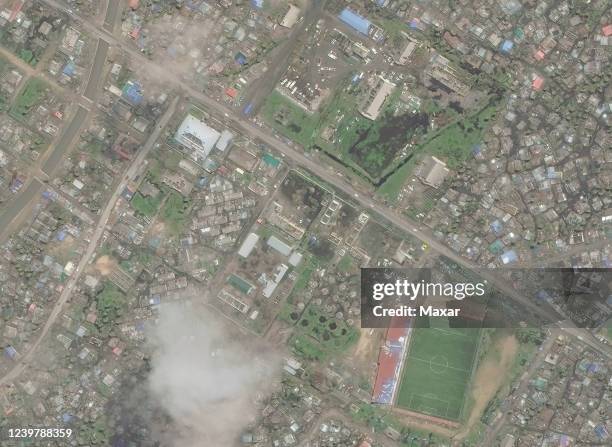 Maxar satellite imagery of the destruction from Cycclone Idai which hit Beira, Mozambique on March 15th, 2019. Please use: Satellite Image 2022 Maxar...