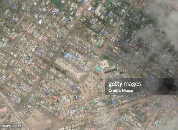 Maxar satellite imagery of the destruction from Cycclone Idai which hit Beira, Mozambique on March 15th, 2019. Please use: Satellite Image 2022 Maxar...