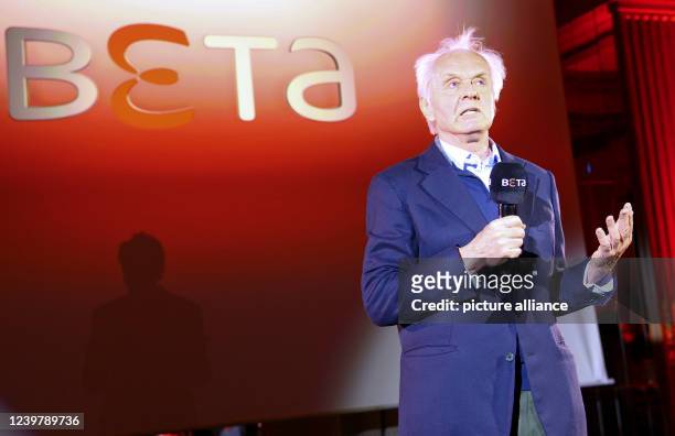 Cannes, France Canneseries Season 5 and MIPTV, The Spring International Television Market with Beta Film CEO and TV Producer Jan Mojto. Produzent,...