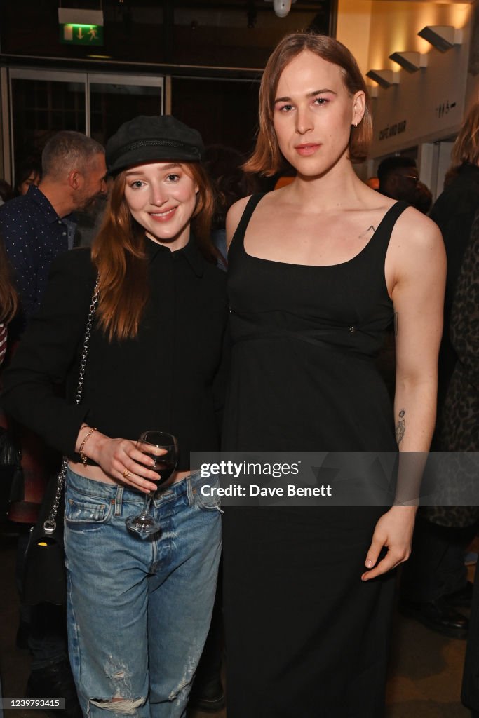 Phoebe Dynevor and Tommy Dorfman attend the press night after party