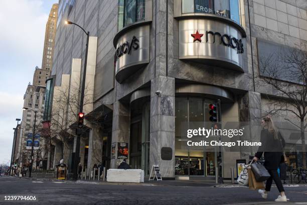 Macy&apos;s in Water Tower Place along North Michigan Avenue on Tuesday, Jan. 5 in Chicago. The mall&apos;s owner, Brookfield Properties, announced...