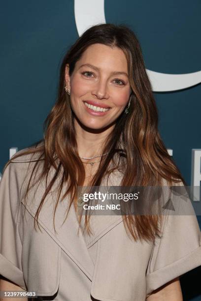 Universal Studio Group 2022 Emmy Press Luncheon at Soulmate Restaurant in West Hollywood, April 5th, 2022 -- Pictured: Jessica Biel --