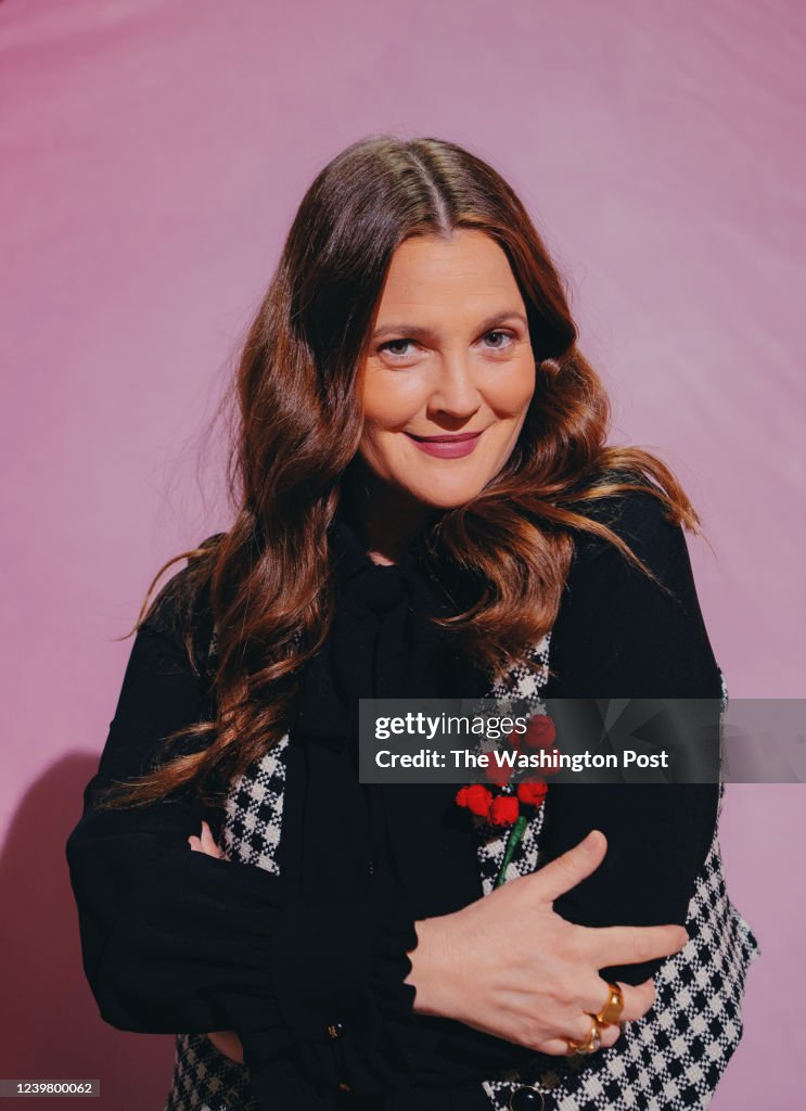Drew Barrymore is photographed at the CBS Broadcast Center in