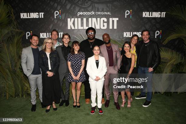 Premiere Event" -- Pictured: Mark Schulman, Erin Underhill, President, Universal Television Studio; Tim Heidecker, Wyatt Walter, Claudia ODoherty,...