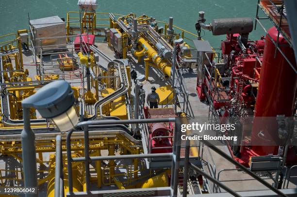 Shell Oil Rig Frame 687 Shell Oil Rig Stock Photos, High-Res Pictures, and Images - Getty ...