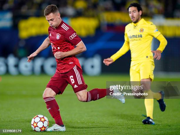 Joshua Kimmich of Bayern Munich during the UEFA Champions League match between Villarreal CF and Bayern Munich played at La Ceramica Stadium on April...