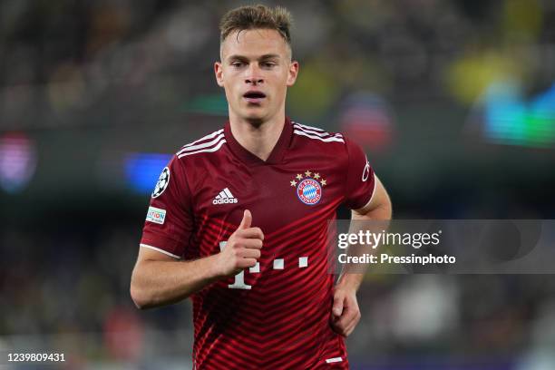 Joshua Kimmich of Bayern Munich during the UEFA Champions League match between Villarreal CF and Bayern Munich played at La Ceramica Stadium on April...