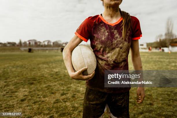 ready for the game - female rugby team stock pictures, royalty-free photos & images