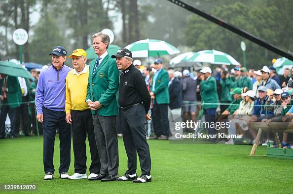 Fred S Ridley Tom Watson, Jack Nicklaus, Augusta National Chairman Fred S. Ridley ...