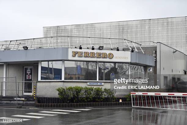 This illustration picture shows a general view of the Ardennes Ferrero factory in Arlon, on April 8, 2022. Italian confectionary group Ferrero said...