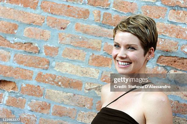 Actress Andrea Osvart attends the "Una Vita Nel Cinema" Award at Palazzo del Cinema on September 6, 2011 in Venice, Italy.