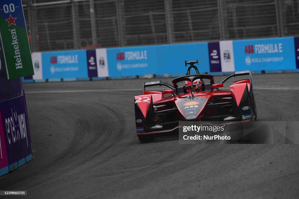 E Rome Miximilian Gunther of Nissan e.Dams drive his single-seater during ...