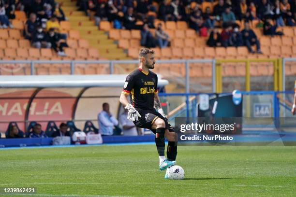 Gabriel during the Italian soccer Serie B match US Lecce vs SPAL on April 09, 2022 at the Stadio Via del Mare in Lecce, Italy