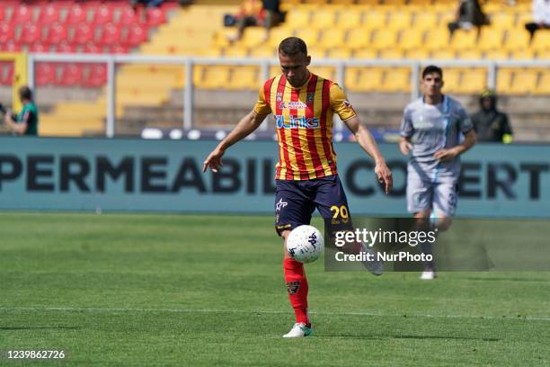 Alexis Blin during the Italian soccer Serie B match US Lecce vs SPAL on April 09, 2022 at the Stadio Via del Mare in Lecce, Italy